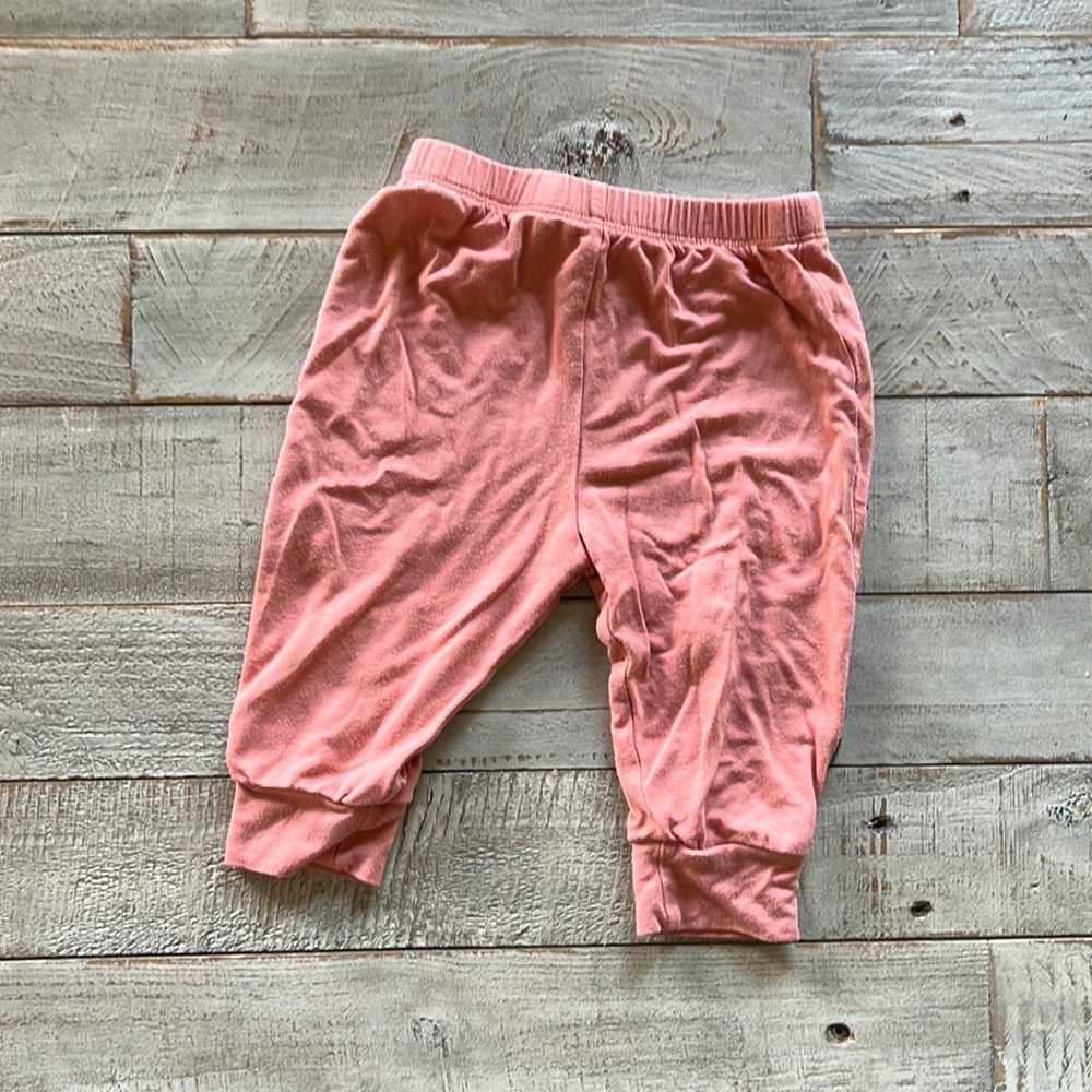 KYTE brand cuffed pants (0-3 month) coral color
